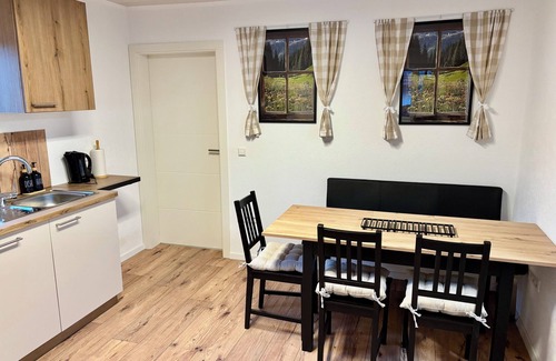 Alpirsbach Apartment | Black Forest apartment Tannenglück with large terrace, parking and WLAN