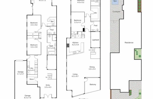 Black Rock House | Black Rock Beach Haus overlooking the beach & HMS Cerberus