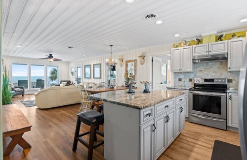 Cherry Grove Beach House | Blessed For Shore - Available August 27th - Luxury Oceanfront Home in Cherry Grove, Close to Pier, Beautiful Views and Pool Area