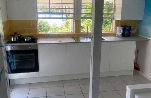 Marigot Bay Apartment | Blue bamboo apartment Marigot bay.