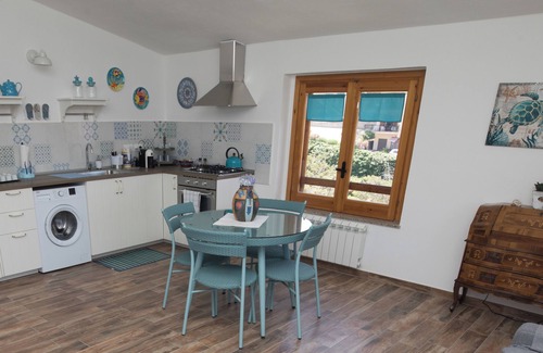 Gioiosa Marea Apartment | BLUE HOUSE AN EXCLUSIVE PENTHOUSE ON THE SEA OF THE AEOLIAN ISLANDS WITH PARKING