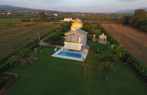 Trifylia Villa | Blue Indigo Luxury Villa, Dimitras Villas, Kalo Nero, Messinia