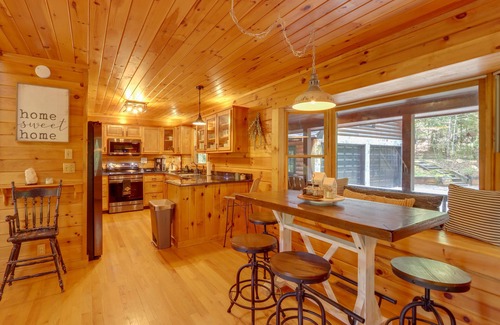 My Mountain Cabin | Blue Ridge Cabin w/Hot Tub & Private Lake!