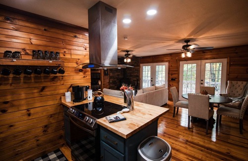 My Mountain Cabin | Blue Ridge Cabin w Hot tub, Firepit, Game Rm; Pets ok, 7Acres