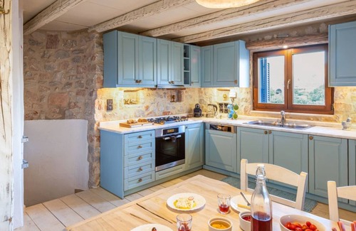 Krotiri Villa | Blue Villa in Kampos, Paros