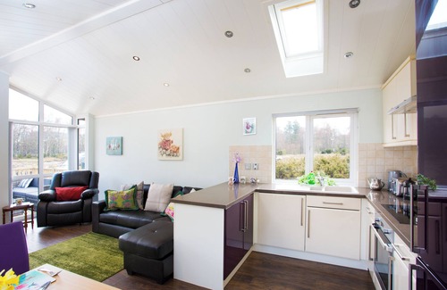 Contin Cabin | Bluebell Lodge - Sleeps 4,Hot Tub, Loch & Woodland