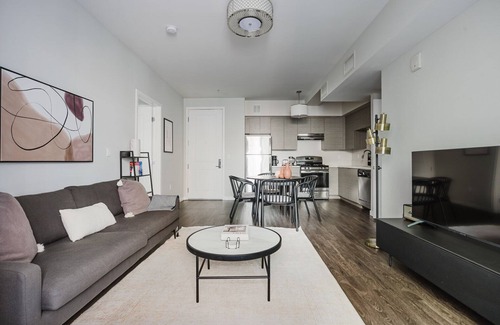 NoHo Arts District Apartment | Blueground | NoHo, pool & BBQ, near NoHo Arts