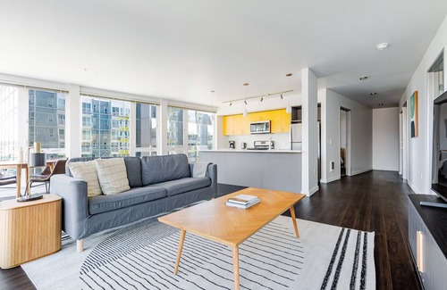 Wilburton Apartment | Blueground | Wilburton, rooftop & w/d, nr garden