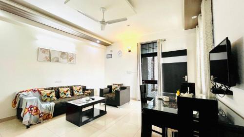 Vaishali Nagar Apartment | BluO 2BHK Jaipur - Balcony, Terrace Garden, Parking, Lift