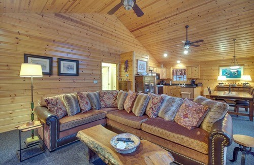 Afton Cabin | Boat Dock & Deck: Waterfront Cabin on Grand Lake