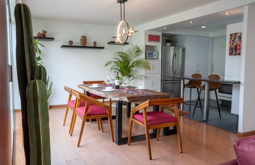 Benito Juarez Apartment | Bohemian Condesa Pent House 3 bedroom Villa with AC