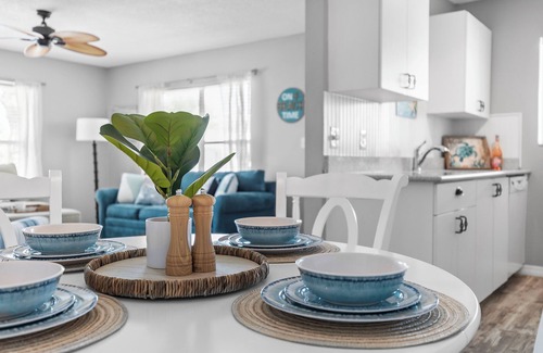 New Smyrna Beach Condo | Bohemian Sunrise - Pool, Fishing, BBQ - South NSB, Quiet - No-drive Beach