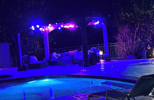 Zionhill House | Book your room and enjoy the backyard amenities including pool, gazebo and ponds