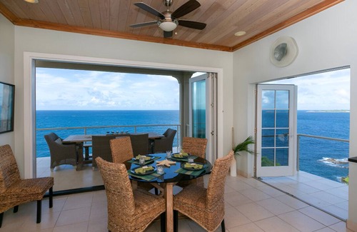 Great Cruz Bay Villa | Bordo Mare Luxury Oceanfront, Heated Saltwater Pool, 100% A/C, 8 min to Cruz Bay