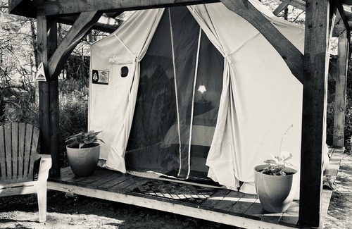 Hepworth House | Brand Glamping Tent, Hepworth, 3 Wooded Acres