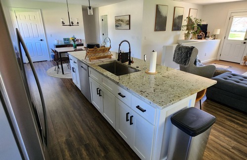 Random Lake House | Brand New 3-bedroom Home in Random Lake with office, quick walk to the beach!
