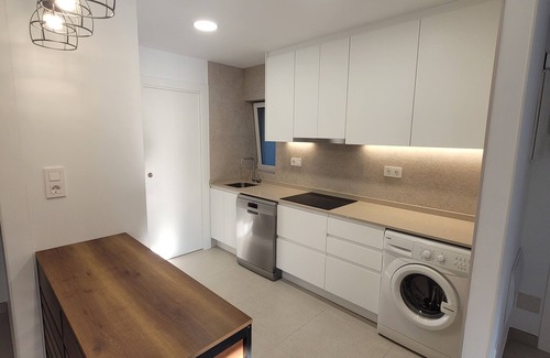 El Moncayo Apartment | Brand new apartment 20 meters from the sea! Air-conditioned. Macarena by the Sea
