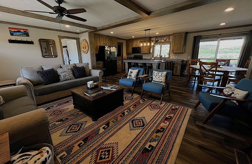 Marvel House | Brand New Home Overlooking River w/Hot Tub, AC, Large Deck w/Seating