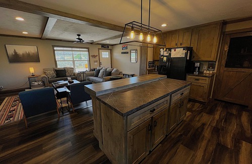 Marvel House | Brand New Home Overlooking River w/Hot Tub, AC, Large Deck w/Seating