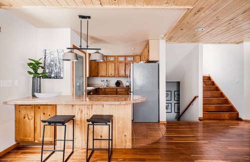 Saint Mary's House | Brand New Hot Tub! Family Mountain Home near Hiking + Game Room + King Bed