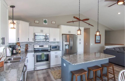 Thompsonville House | Brand new house across from Crystal Mountain Resort. Great for family gatherings