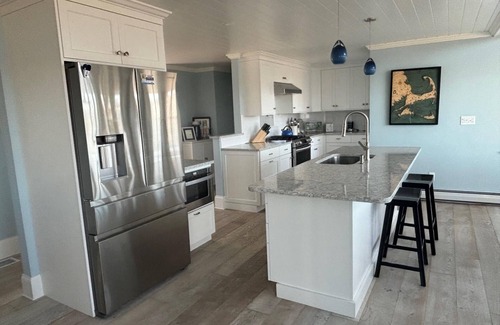 East Falmouth House | BRAND NEW LISTING! 3BD Pondfront Home-Central A/C, Beautiful Pond Views, Kayaks, Firepit & Outdoor Shower
