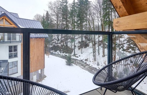 Harrachov Apartment | Brand New Mountain Studio & Balcony