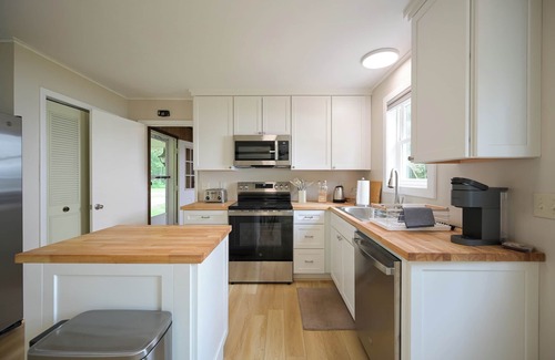 Merrill Cabin | Brand NEW Renovated Lakefront Cabin on Lake Chateaugay with Beach Access.
