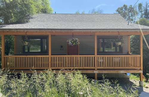 Kaslo Cottage | Brand new walk out basement. Peaceful, and surrounded by beautiful forest.