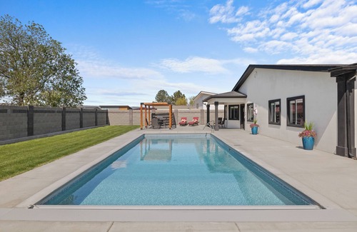 Desert Aire House | Brand newly remodeled 3-bed, 2 bath Desert Aire w/private pool & RV hookups!