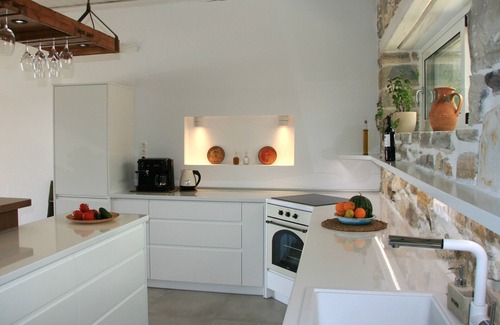 Pitsidia Villa | Breathtaking view, sea view, sunset & underfloor heating.