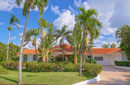 Casa de Campo Villa | Breathtaking Villa Overlooking Golf Course Within Walking Distance to Beach