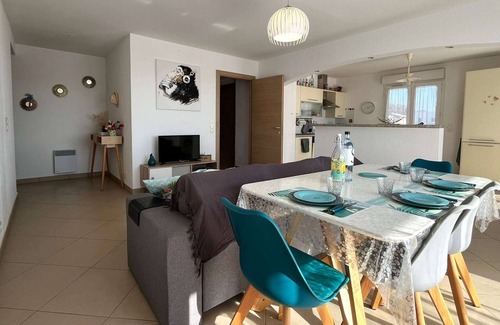Moriani-Plage Apartment | Bright 2-Bedroom Apt near Beach with Parking