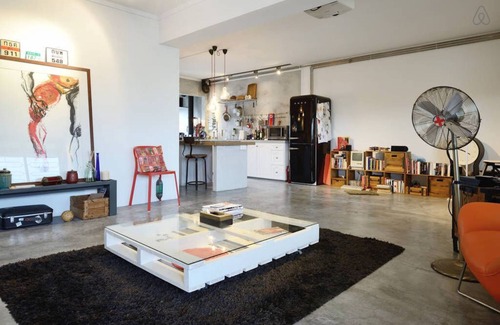 Holland Village Apartment | Bright and Beautiful Eclectic Loft near City Centre/NUS/INSEAD