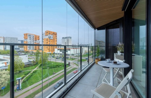 Przymorze Apartment | Bright Apartment Tarasy Baltyku by Noclegi Renters
