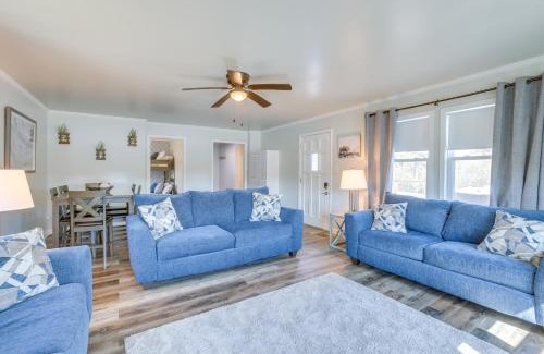 Shelby House | Bright Shelby Cottage with Deck and Creek Views!