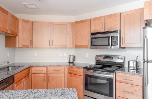 Central Square Apartment | Bright Somerville 1BR w/W/D in Building, nr Harvard & MIT, by Blueground