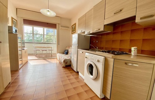 Lido delle Nazioni Apartment | Bright Studio flat, just 50 meters from the beach with air conditioning and next to main shops