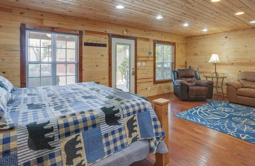 Bryant Apartment | Bryant Retreat: Private Hot Tub, Pool Access!