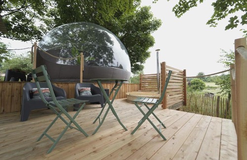 Paliseul Cabin | Bulles Odette & Ginette et Tiny House Suzette "Au guet Marais" Etape Insolite