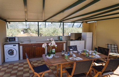 Poggiardo Apartment | Bungalow Felicità 1 with Pool, San Cassiano, Italy