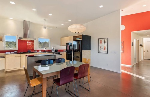 Tesuque Hills House | Butterfly House: Modern Home, Direct Mountain Views, 1 Acre, Near Santa Fe Opera