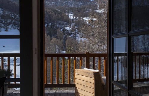 Molines-en-Queyras Cottage | Céleste-4* -Gîte-Exclusive-Ensuite with Bath-Mountain view