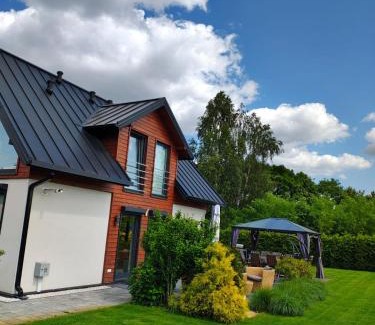 Lubniewice House | Całoroczny Domek Bielik Lubniewice,jakuzzi, jezioro,blisko SPA
