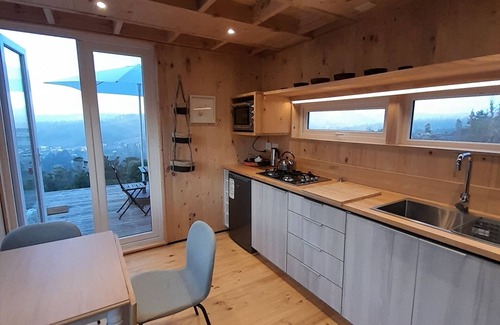 Navidad Cabin | Cabaña Nordica con Hermosa Vista, 5 min de la Playa!