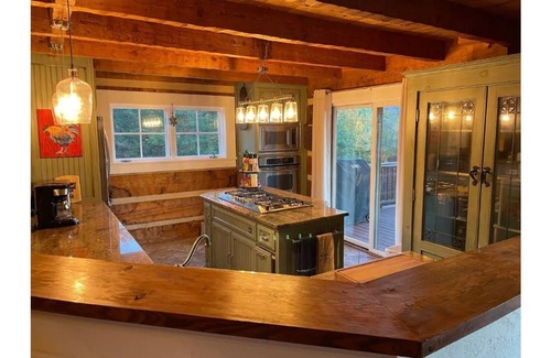 Mill Spring Cabin | Cabin Dream is 20 minutes from TIEC. 1 hr. from Biltmore Estate. WC accessible