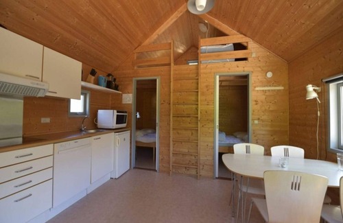 Pandrup House | Cabin in Camping Resort-shared Bathroom