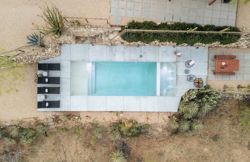 Yucca Valley House | Calico Landing Joshua Tree Oasis with Pool, Spa & Panoramic Desert Views.