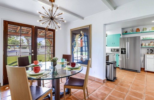 Tahquitz River Estates House | California Ranch Dog-Friendly Home W/Lush Landscaping & Private Saltwater Pool