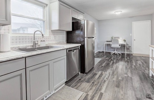 Joplin House | Calm Getaway with Garage, Fenced Yard, and Bunk Room
